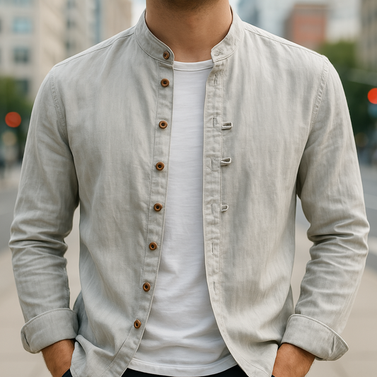 BARNABÉ | CHEMISE LIN COTON DÉCONTRACTÉE