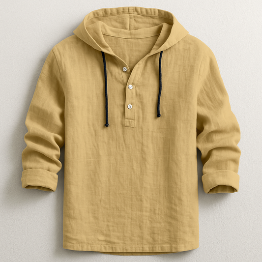 WILFRIED | CHEMISE DE LUXE À CAPUCHE EN LIN
