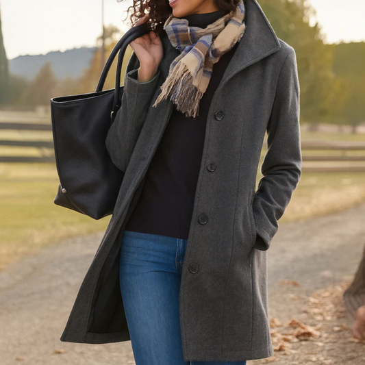 NINA | MANTEAU DROIT INTEMPOREL