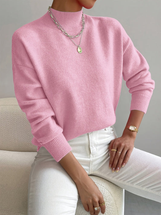 SIDONIE | PULL COL MONTANT RAFFINÉ