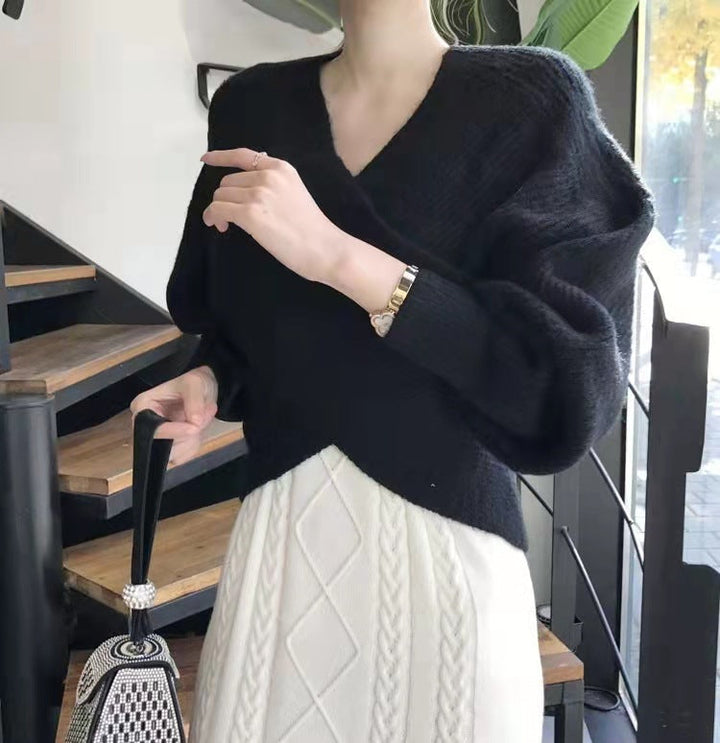 Élise | Pull Croisé Col V