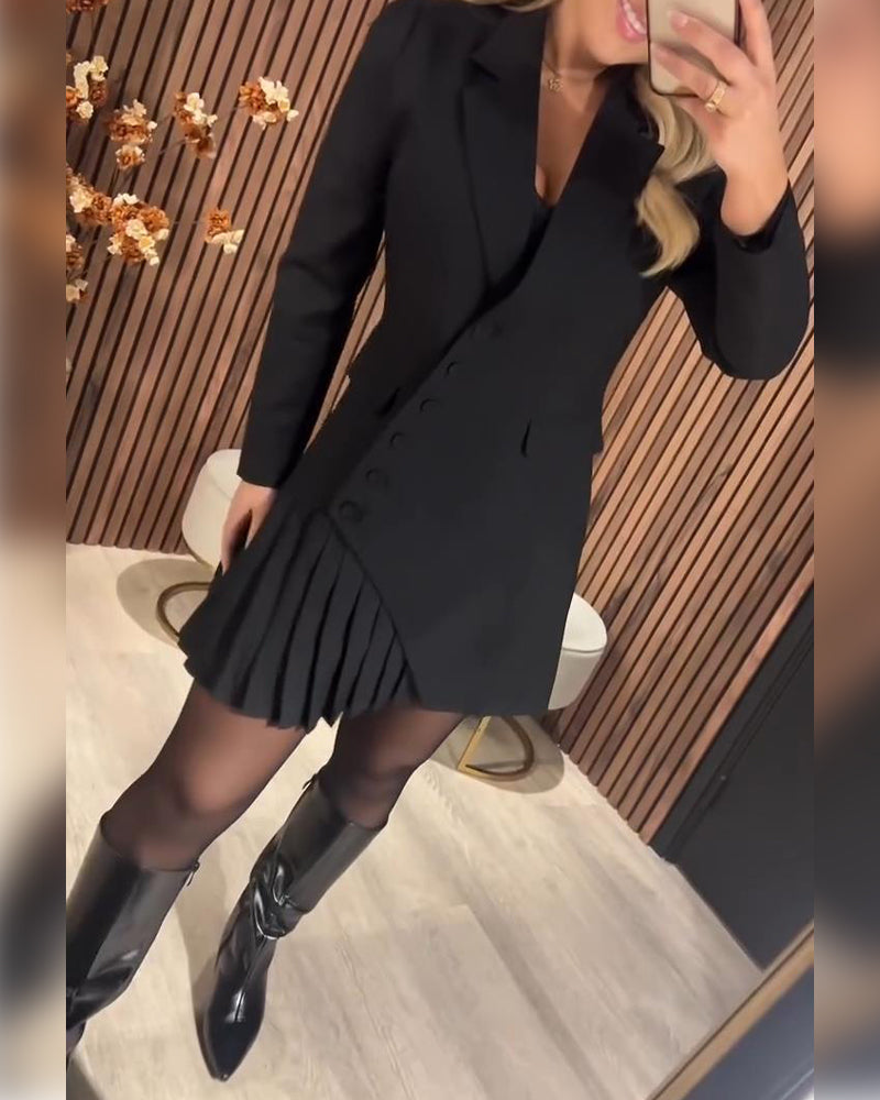 Adèle | Robe Revers Blazer