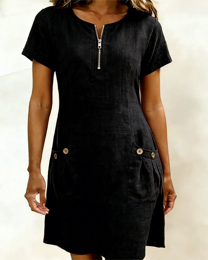 Chloé | Robe Fluide Col Rond
