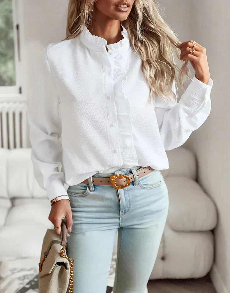 Clara | Blouse Chic Détails Raffinés