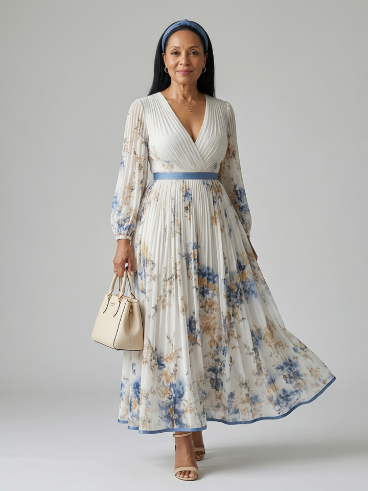 Capucine | Robe Midi Fleurie