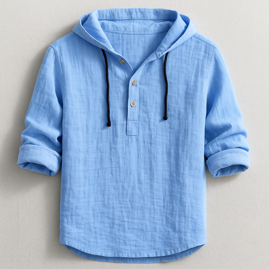 WILFRIED | CHEMISE DE LUXE À CAPUCHE EN LIN