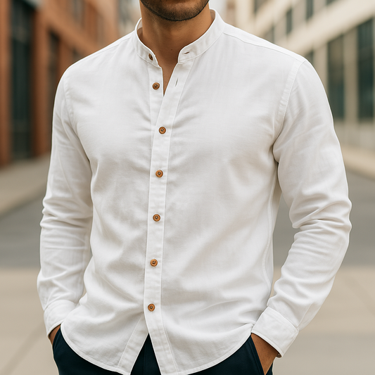 BARNABÉ | CHEMISE LIN COTON DÉCONTRACTÉE