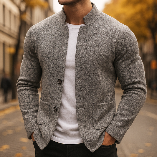 ÉMILIEN | CARDIGAN TEXTURÉ RAFFINÉ
