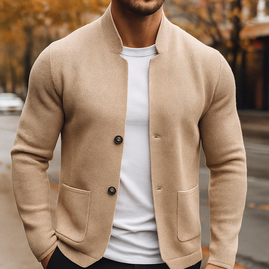 ÉMILIEN | CARDIGAN TEXTURÉ RAFFINÉ