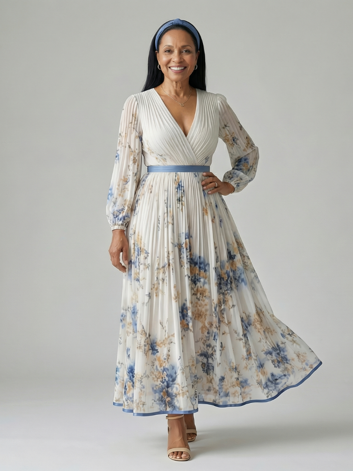 Capucine | Robe Midi Fleurie