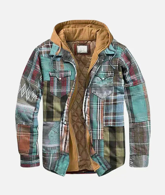 MAXIME | VESTE PATCHWORK ÉLÉGANTE