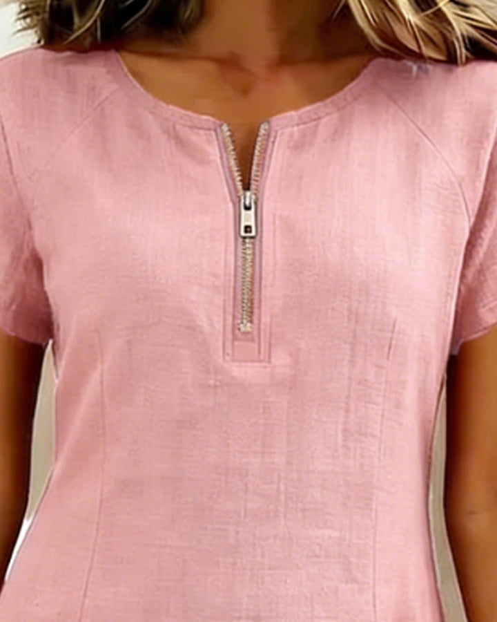 Chloé | Robe Fluide Col Rond
