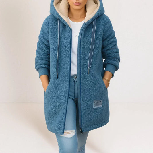 CHLOÉ | VESTE POLAIRE CAPUCHE JOURNÉES FROIDES