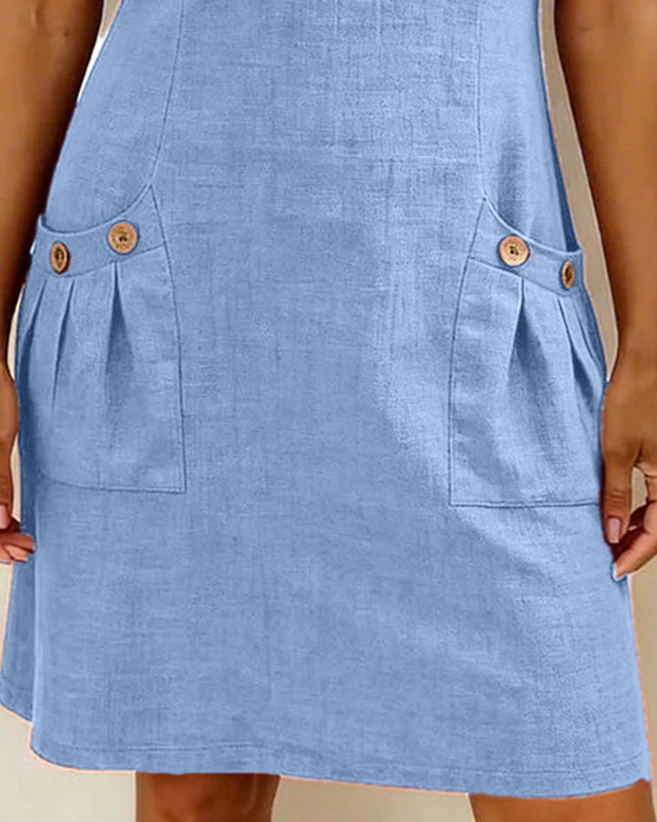 Chloé | Robe Fluide Col Rond