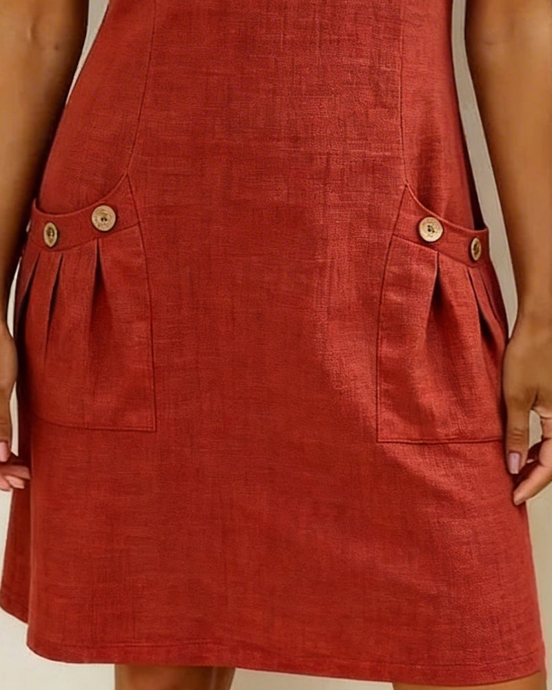 Chloé | Robe Fluide Col Rond