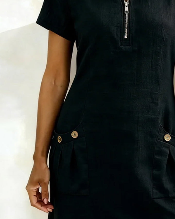 Chloé | Robe Fluide Col Rond
