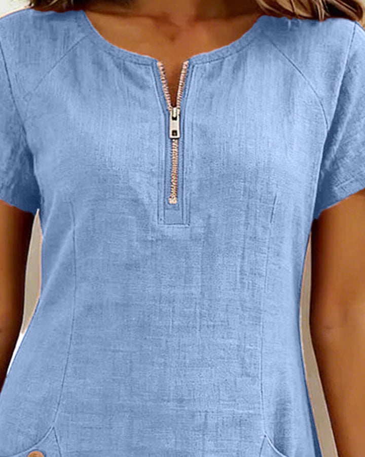 Chloé | Robe Fluide Col Rond