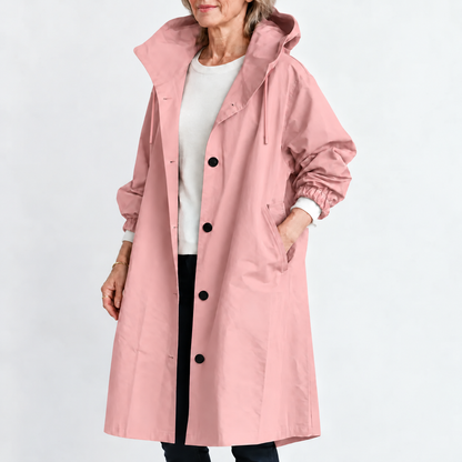 ROSALIE | TRENCH LONG À CAPUCHE