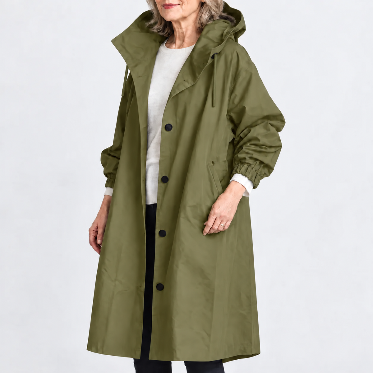 ROSALIE | TRENCH LONG À CAPUCHE