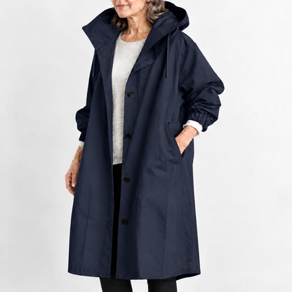 ROSALIE | TRENCH LONG À CAPUCHE