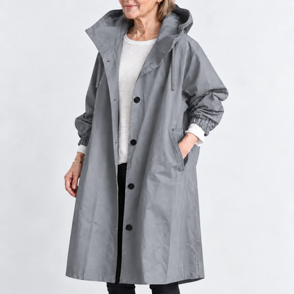 ROSALIE | TRENCH LONG À CAPUCHE