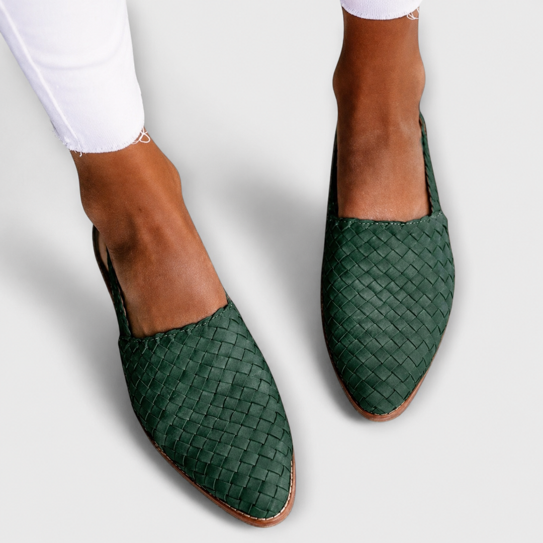 LOUISE | MOCASSINS TRESSÉS ÉLÉGANTS