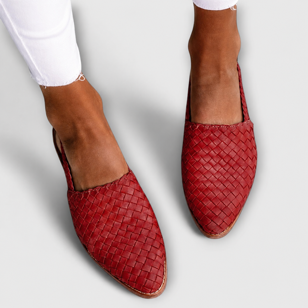 LOUISE | MOCASSINS TRESSÉS ÉLÉGANTS