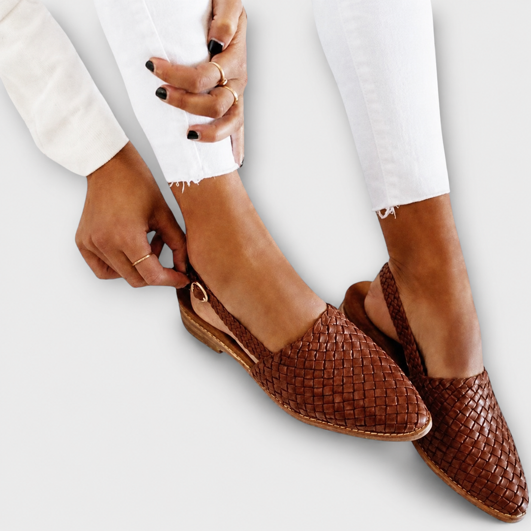 LOUISE | MOCASSINS TRESSÉS ÉLÉGANTS