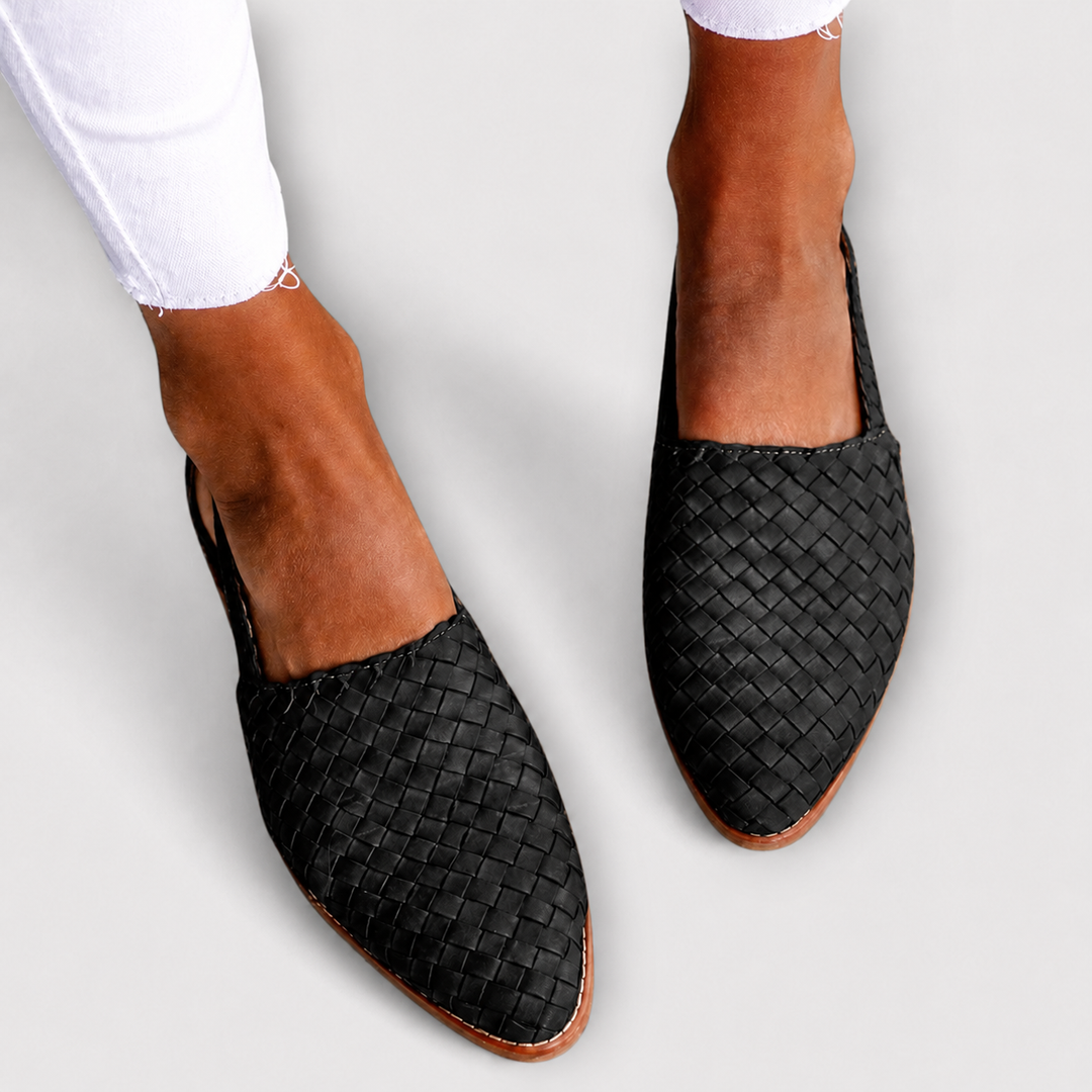 LOUISE | MOCASSINS TRESSÉS ÉLÉGANTS
