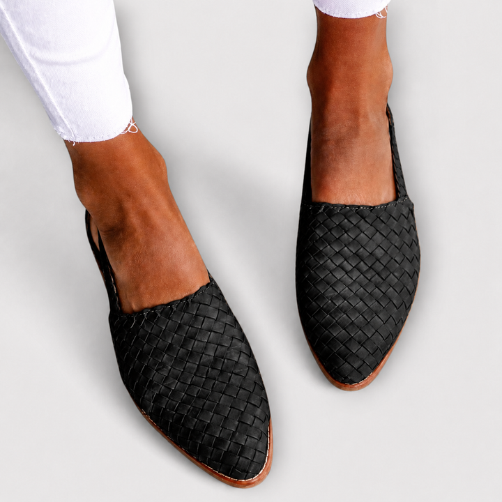 LOUISE | MOCASSINS TRESSÉS ÉLÉGANTS