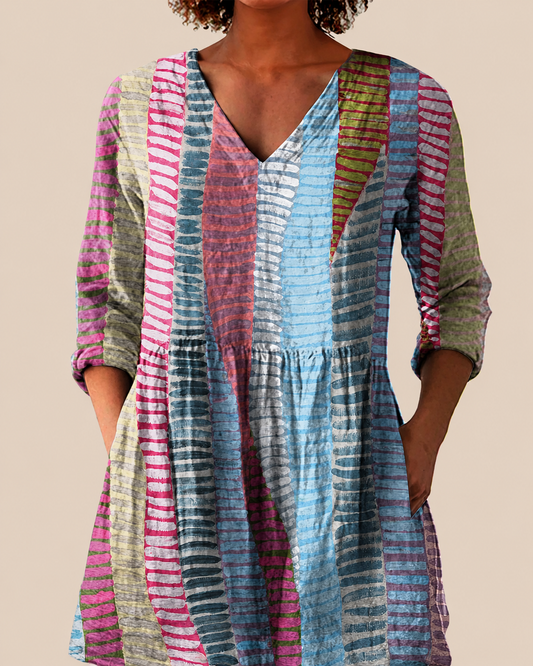 NOA | LONGUE BLOUSE À MOTIF EXPRESSIF