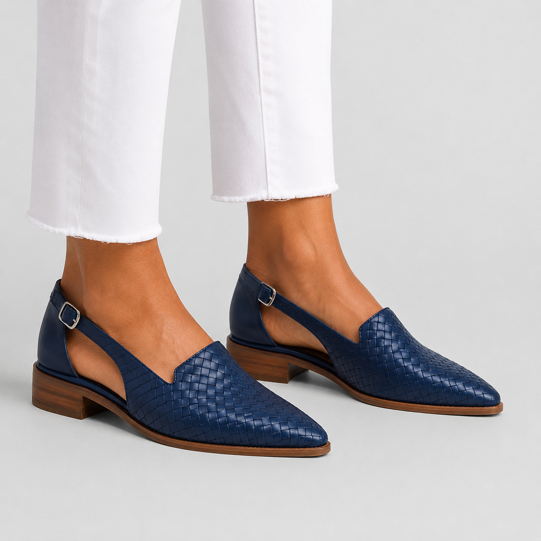 LOUISE | MOCASSINS TRESSÉS ÉLÉGANTS