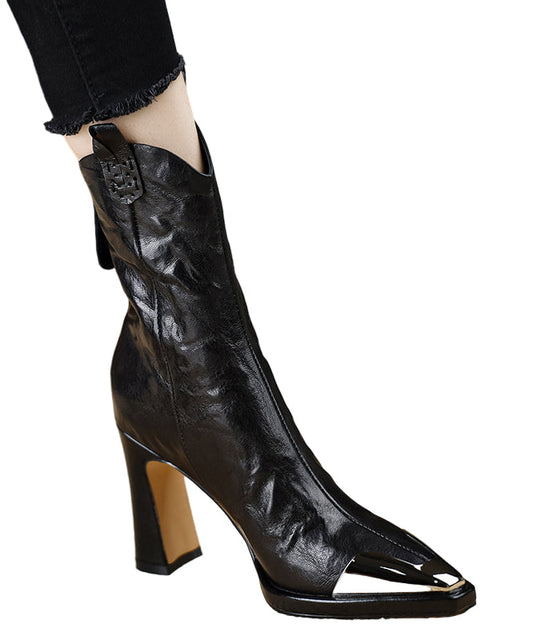 CORALIE | BOTTINES CHIC À TALON LARGE