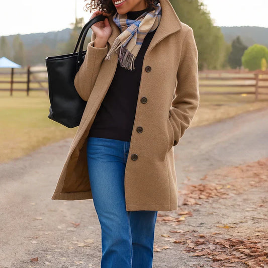 NINA | MANTEAU DROIT INTEMPOREL