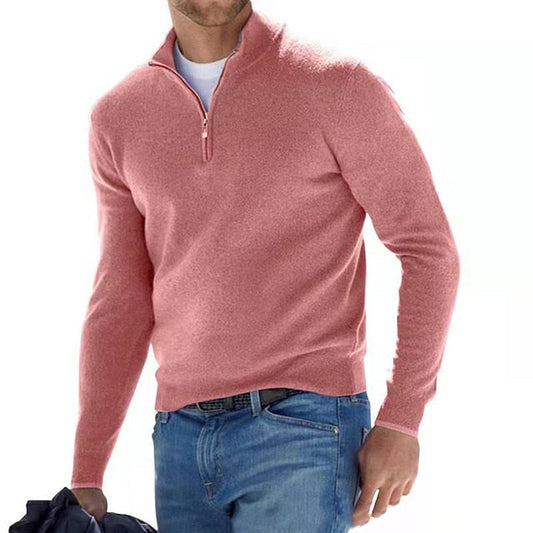 FABIEN | PULL DEMI ZIP DÉCONTRACTÉ