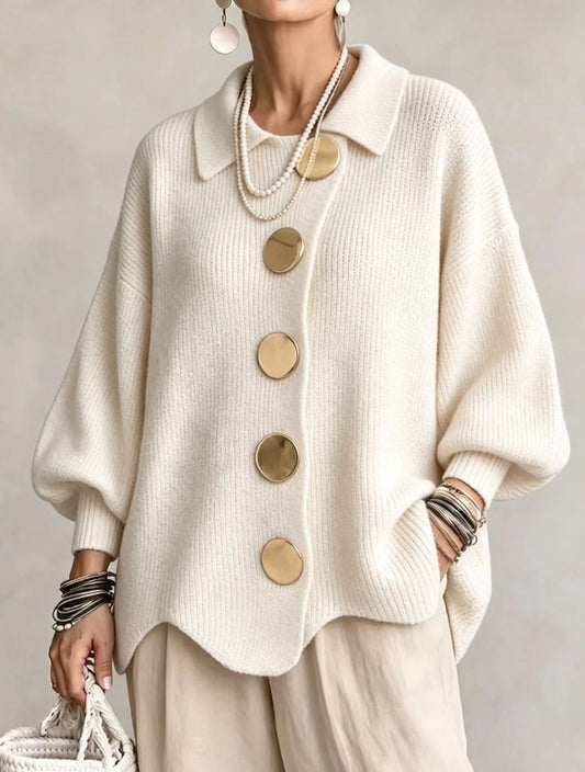 Cardigan Hortense Blanc Ivoire