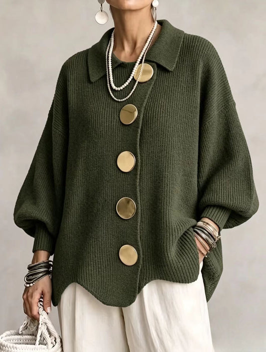 Cardigan Hortense Vert Olive