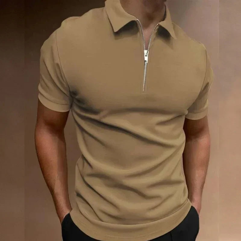 Nicolas | Polo Zippé Chic Moderne