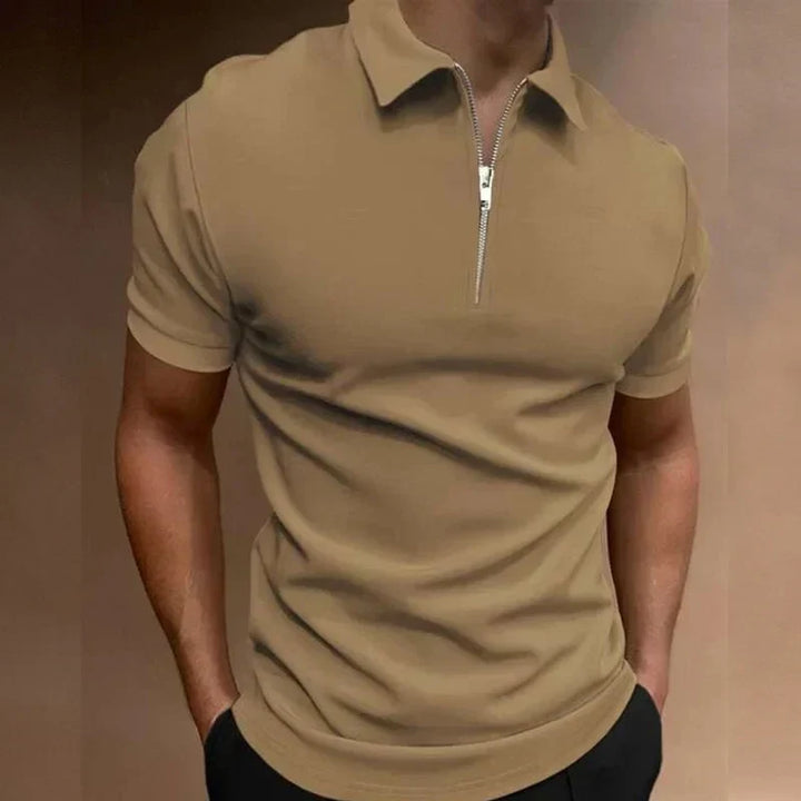 Nicolas | Polo Zippé Chic Moderne