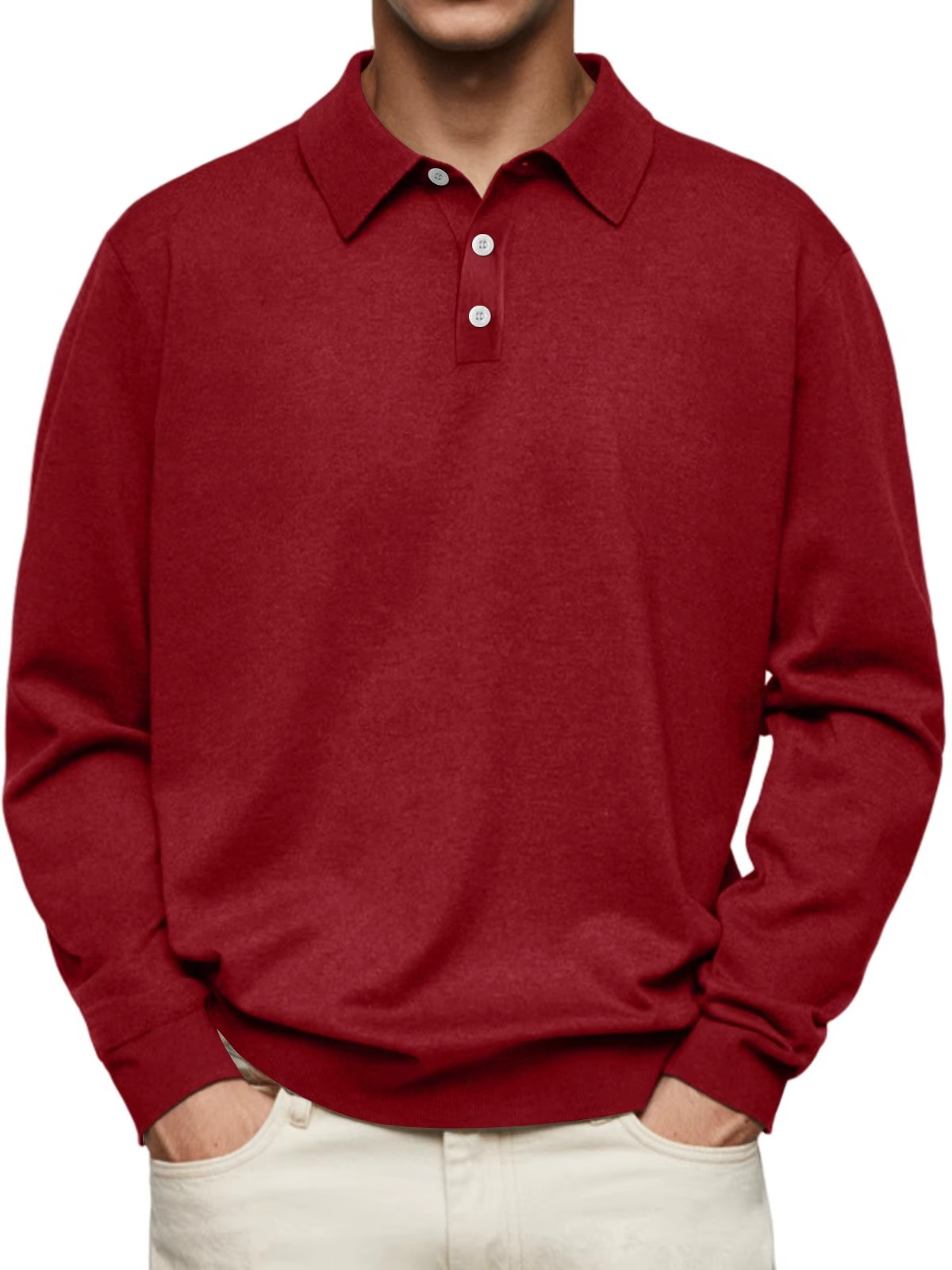 OLIVIER | POLO COL MOTIF