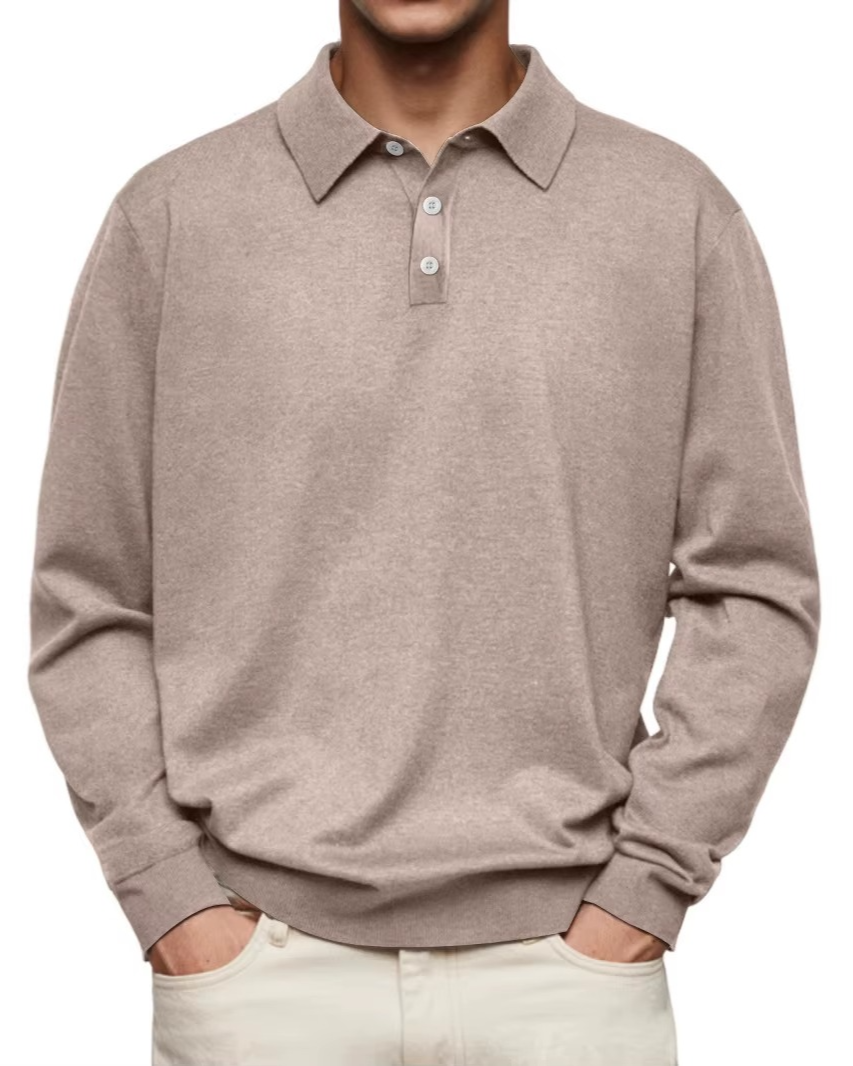OLIVIER | POLO COL MOTIF