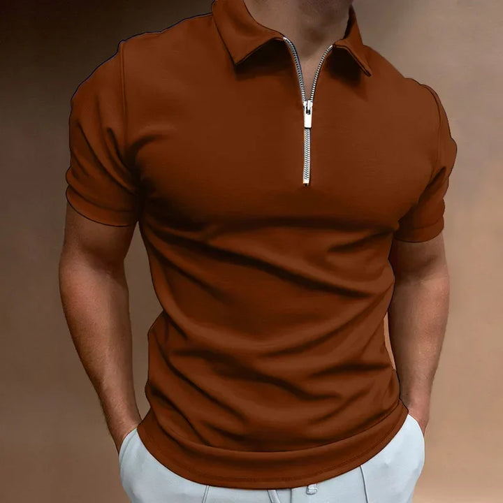 Nicolas | Polo Zippé Chic Moderne