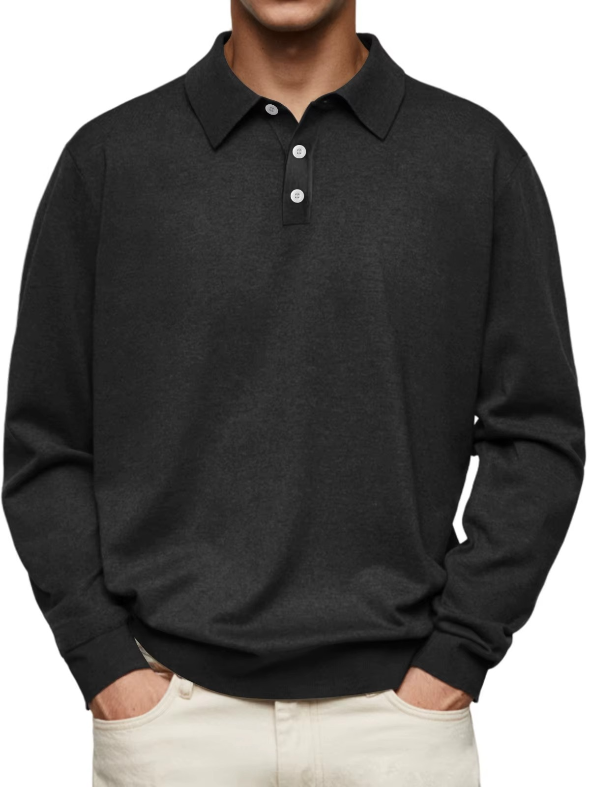 OLIVIER | POLO COL MOTIF