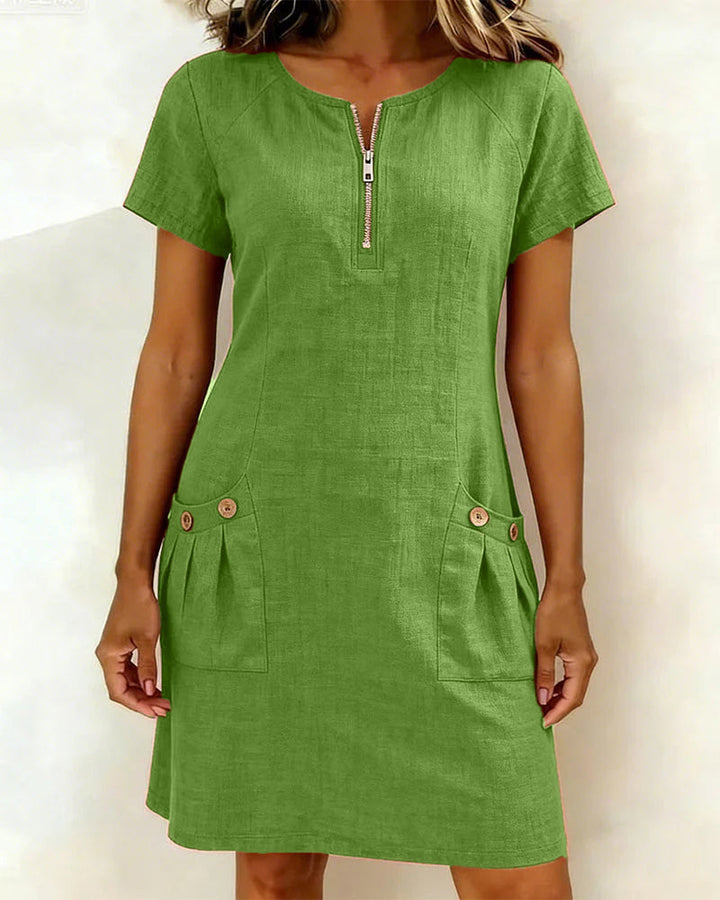 Chloé | Robe Fluide Col Rond