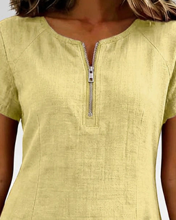 Chloé | Robe Fluide Col Rond