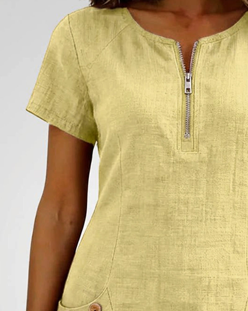 Chloé | Robe Fluide Col Rond