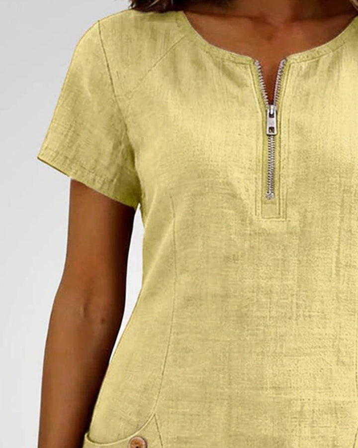 Chloé | Robe Fluide Col Rond