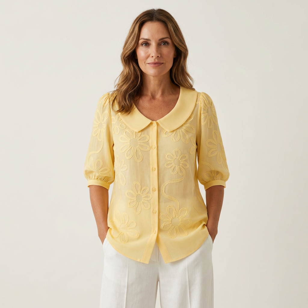 Justine | Blouse Douce Motif Floral