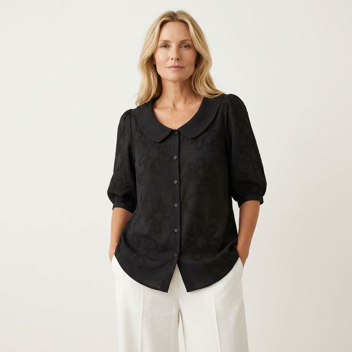 Justine | Blouse Douce Motif Floral