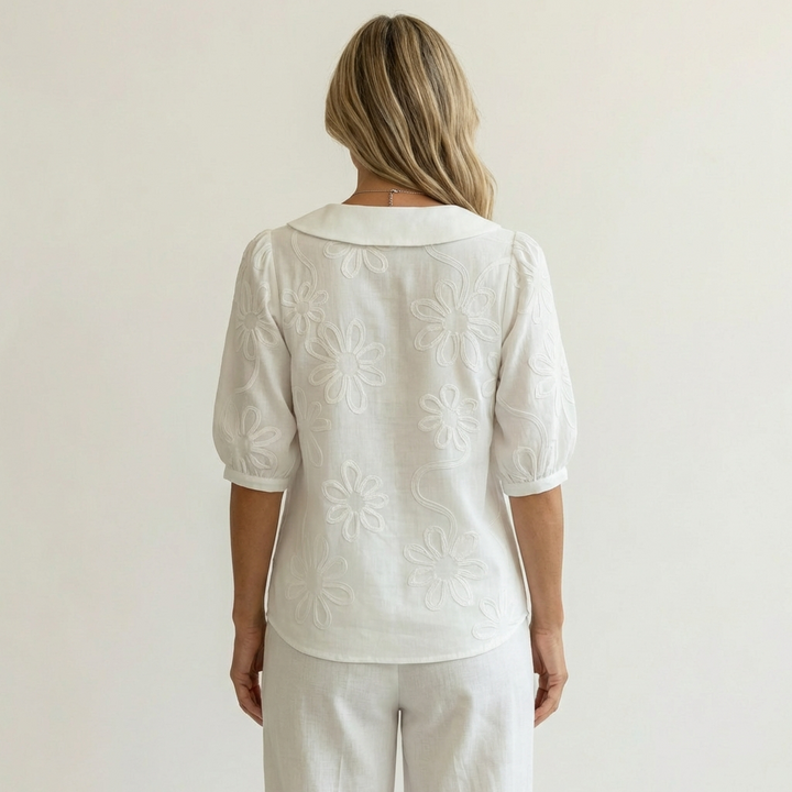 Justine | Blouse Douce Motif Floral